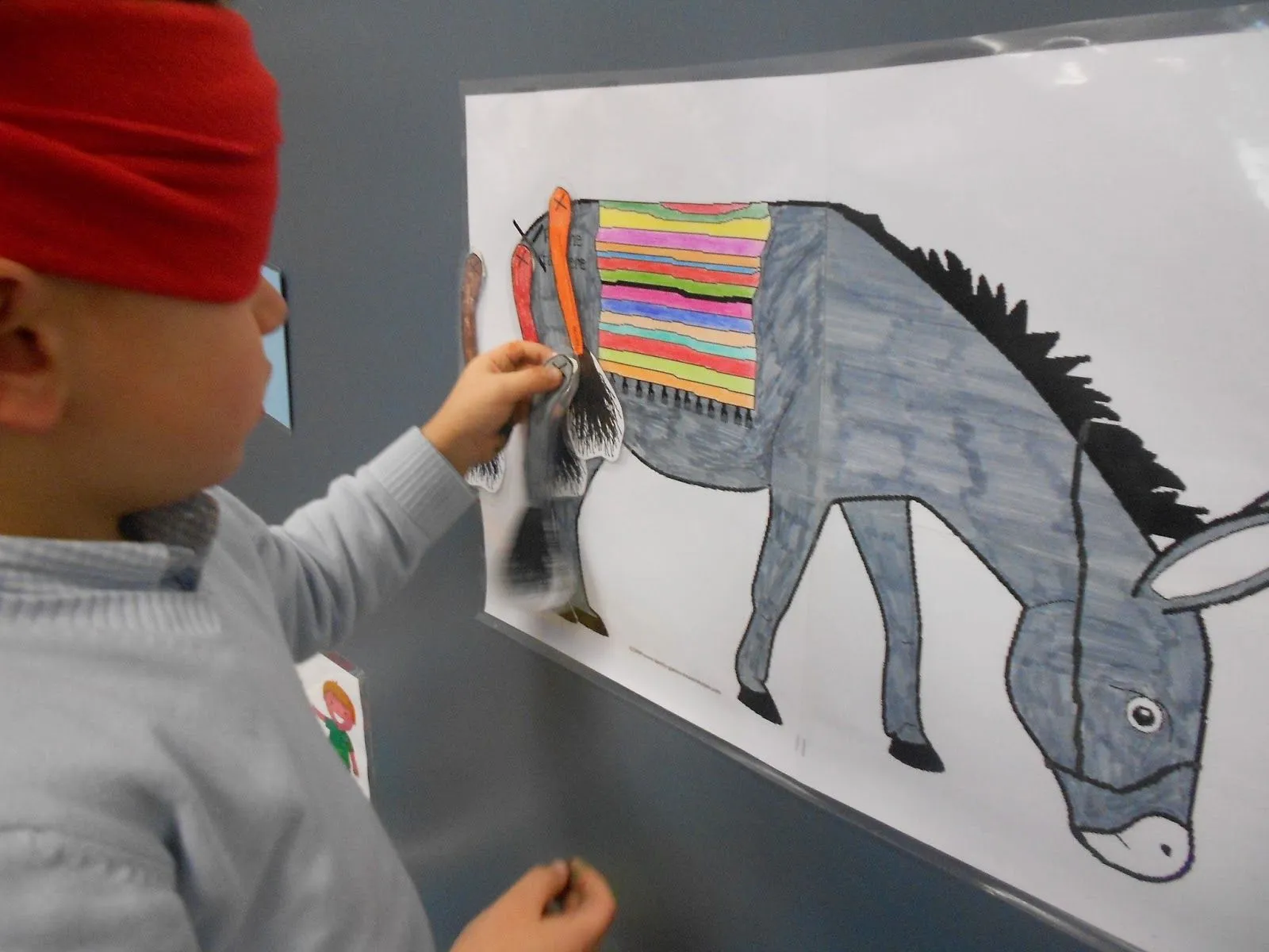 Diario de Infantil 3 años: Ponle la cola al burro Diario de Infantil 3 años: Ponle la cola al burro