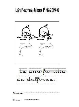 Diario de una tiza: ESCRITURA LETRA F. Diario de una tiza: ESCRITURA LETRA F.