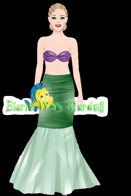 Diario Web Stardoll: Vestido, disfraz de sirena y Pez Flounder ... Diario Web Stardoll: Vestido, disfraz de sirena y Pez Flounder ...
