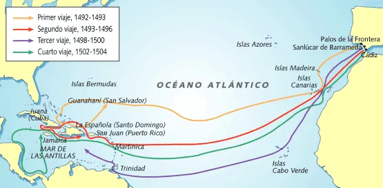 Diarios Revolucionarios de V: los 4 viajes de Cristobal Colon en ...