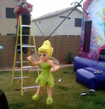 Diary of a Crafty Chica™: Tinkerbell RIP: A Pinata Tragedy Diary of a Crafty Chica™: Tinkerbell RIP: A Pinata Tragedy
