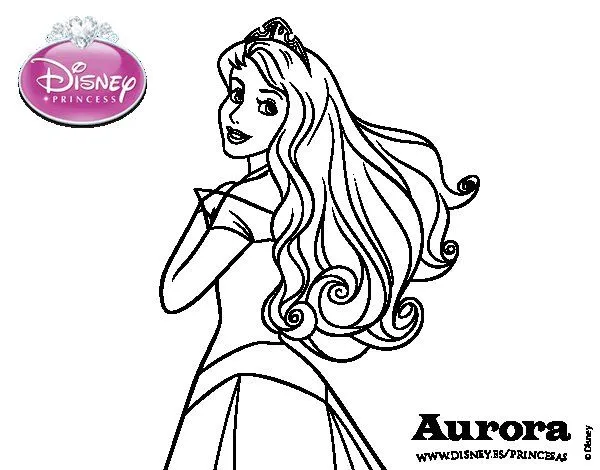 Dibuix de La Bella Dorment - Princesa Aurora per Pintar on-line ... Dibuix de La Bella Dorment - Princesa Aurora per Pintar on-line ...