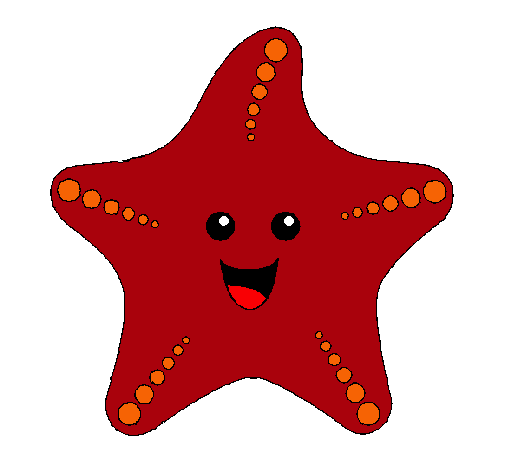 Dibuix de Estrella de mar pintat per Usuari no registrat el dia 14 ...