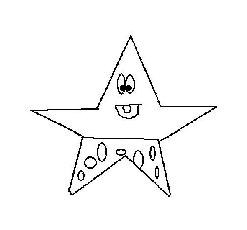 Dibuix de Estrella 3 per Pintar on-line - Dibuixos.cat Dibuix de Estrella 3 per Pintar on-line - Dibuixos.cat