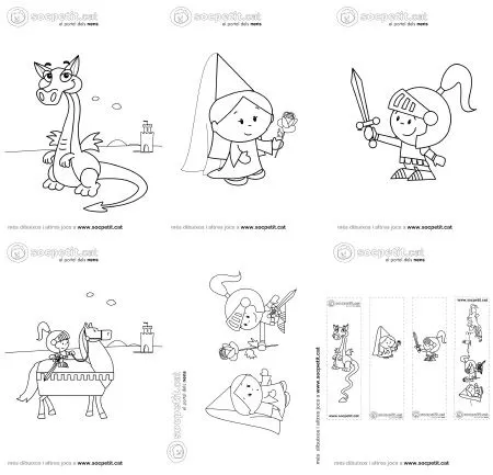 Dibuixos de Sant Jordi : :: Socpetit.