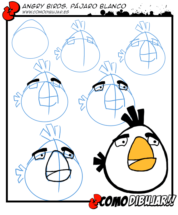Como dibujar todos los Angry Birds - Imagui Como dibujar todos los Angry Birds - Imagui