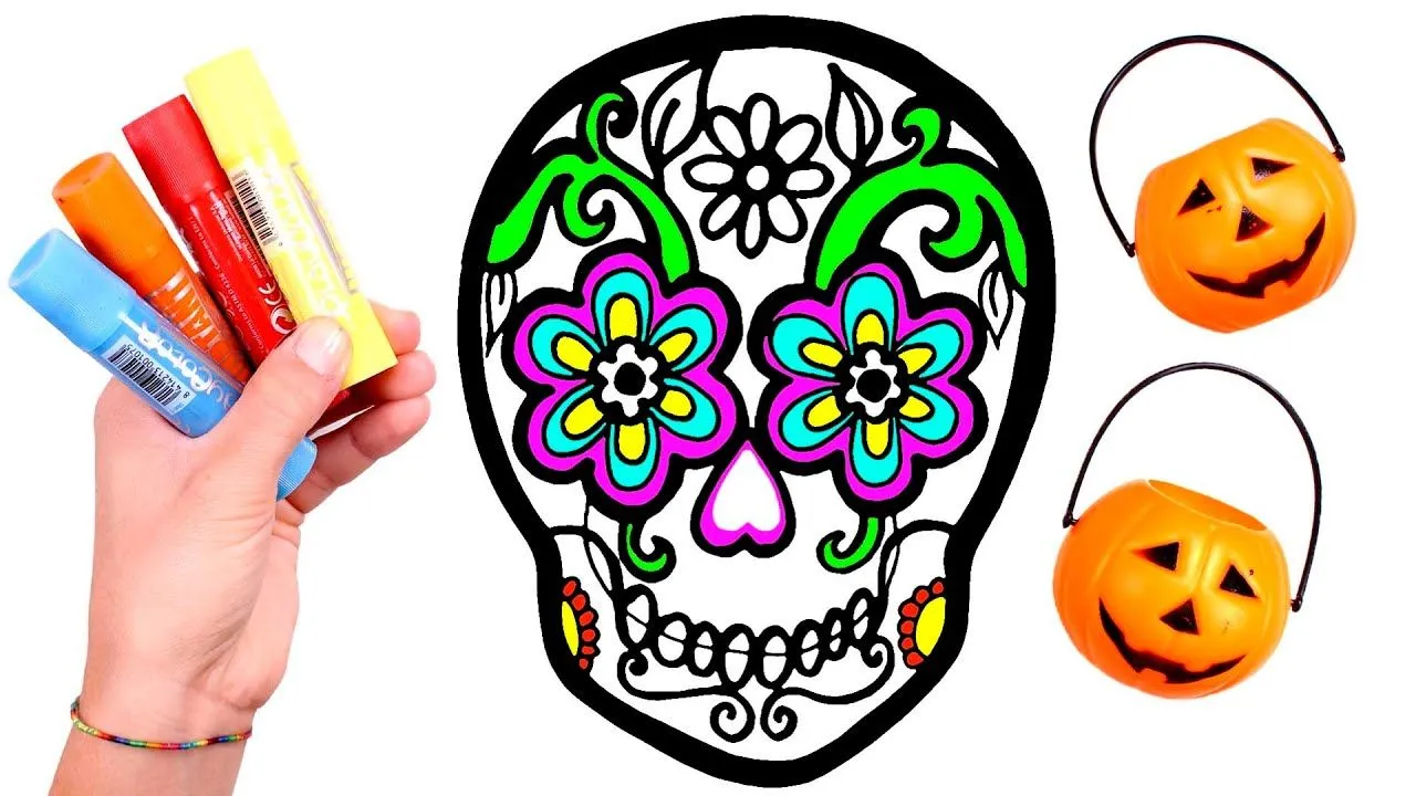 Dibuja y Colorea una Catrina