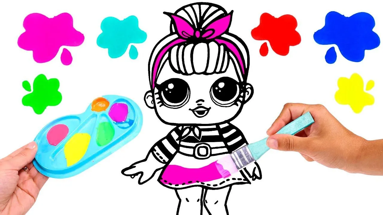 Dibuja y Colorea una Muñeca LOL 