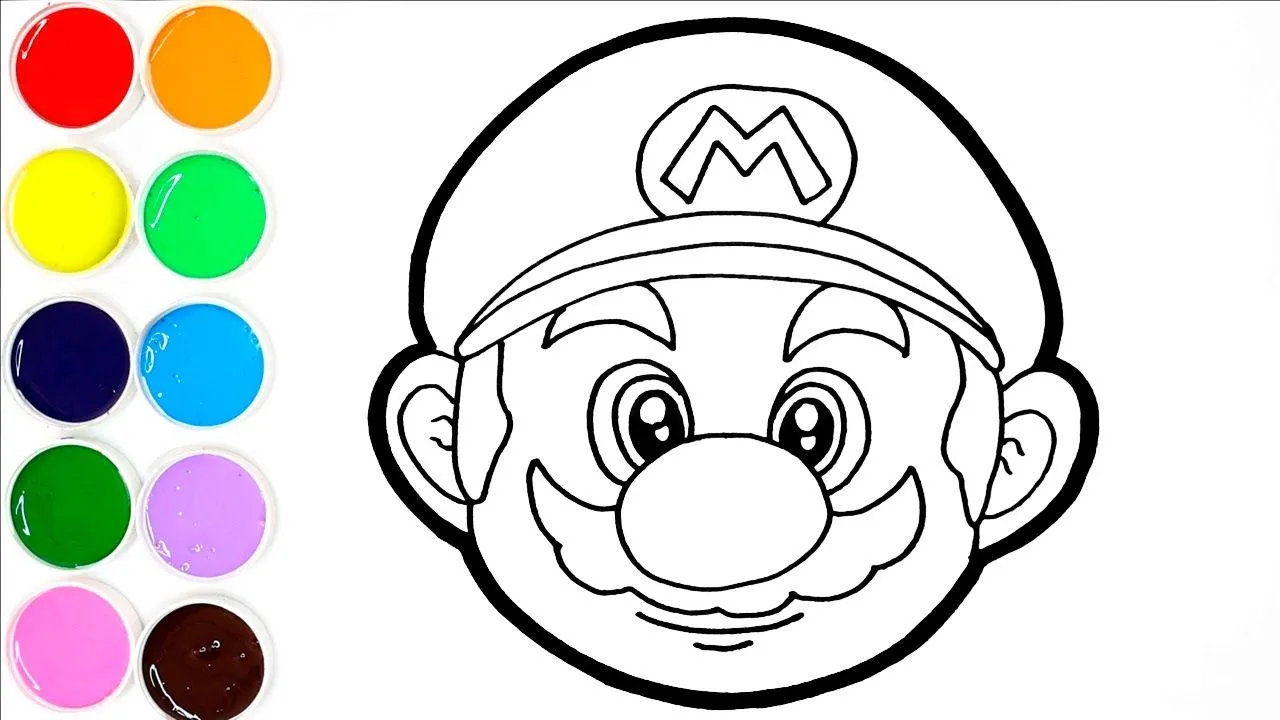Dibuja y Colorear a Super Mario Bros de Arco Iris - Dibujos Paso a Paso - FunKeep Art - YouTube