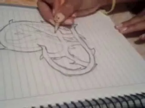 Dibuja un corazon emo - facil y rapido - YouTube Dibuja un corazon emo - facil y rapido - YouTube