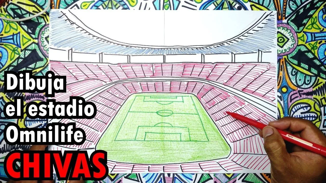 Dibuja el estadio Omnilife Chivas de Mexico - YouTube Dibuja el estadio Omnilife Chivas de Mexico - YouTube