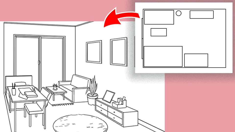 Dibuja una habitación a partir de un un plano | MediBang Paint - the free digital painting and manga creation software Dibuja una habitación a partir de un un plano | MediBang Paint - the free digital painting and manga creation software
