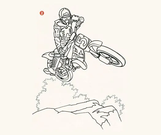 Dibujos de motos a lapiz faciles - Imagui