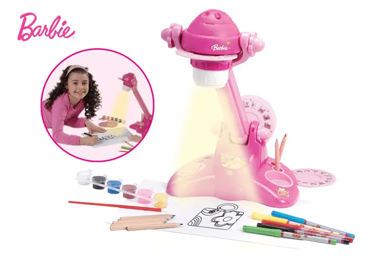 Dibuja con el proyector de Barbie - Juguetes Dibuja con el proyector de Barbie - Juguetes