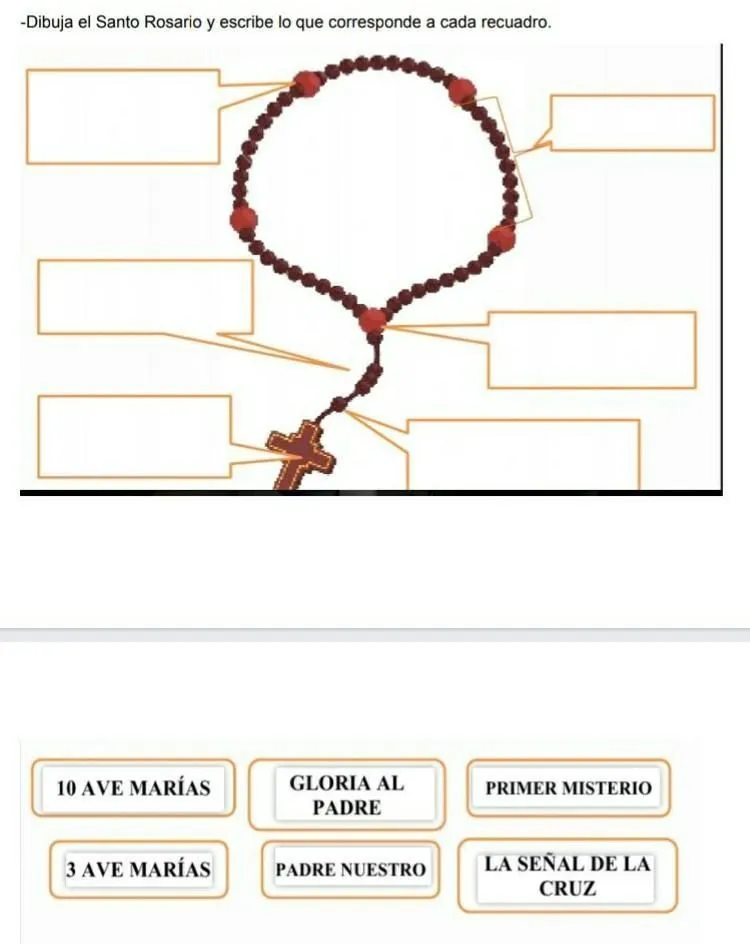 dibuja el Santo Rosario y escribe lo que corresponde en cada cuadrito doy corona y ❤ - Brainly.lat dibuja el Santo Rosario y escribe lo que corresponde en cada cuadrito doy corona y ❤ - Brainly.lat