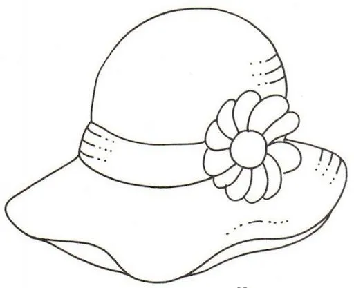 Como se dibuja un sombrero - Imagui