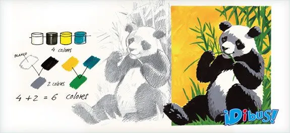 dibuja-un-oso-panda-con- ...