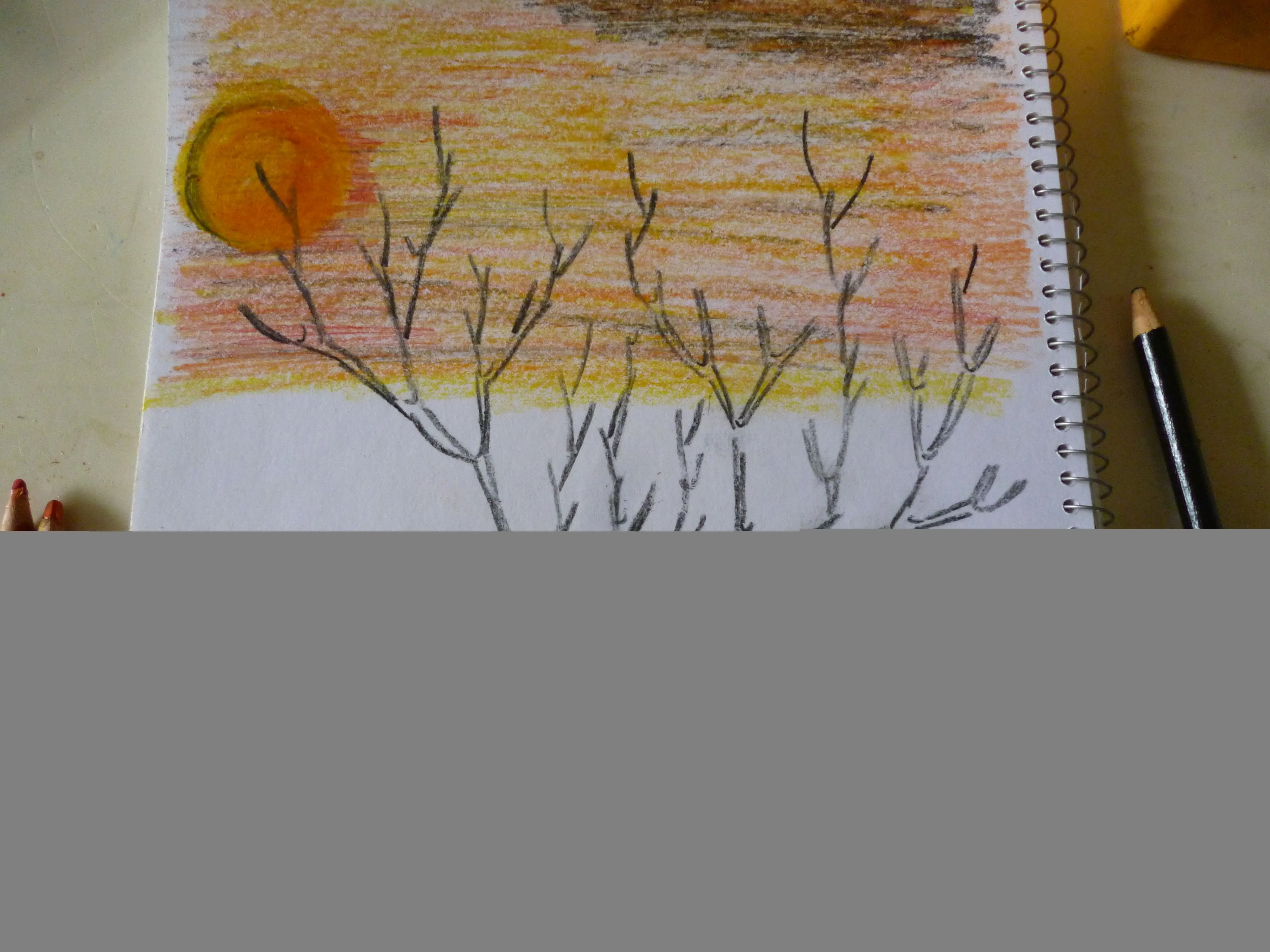 Dibujando un Araguaney al atardecer - Arbol nacional de Venezuela ( Mes de los símbolos nacionales ) ORIGINAL DRAW - por @gaborockstar — Hive Dibujando un Araguaney al atardecer - Arbol nacional de Venezuela ( Mes de los símbolos nacionales ) ORIGINAL DRAW - por @gaborockstar — Hive