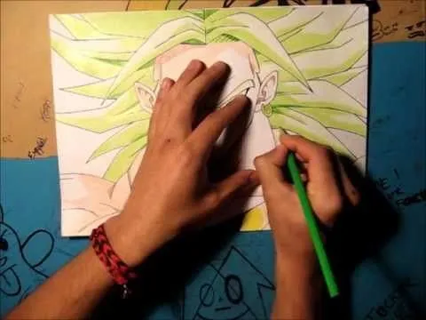 Dibujando a Broly el legendario super saiyajin - YouTube Dibujando a Broly el legendario super saiyajin - YouTube