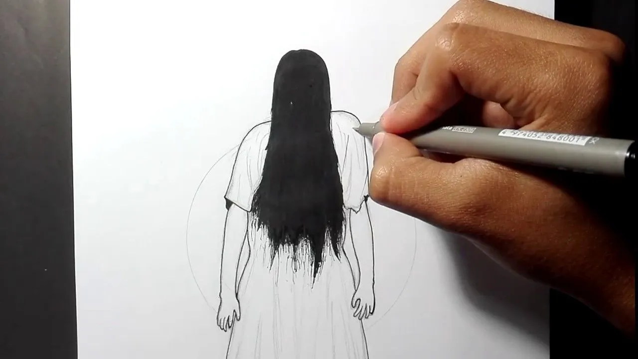 Dibujando a la chica del Aro | Inktober 2019: Day 1 - YouTube Dibujando a la chica del Aro | Inktober 2019: Day 1 - YouTube