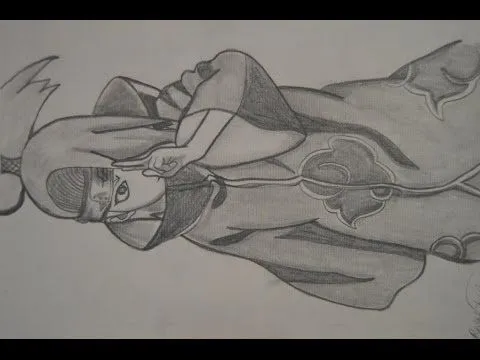 dibujando a Deidara (Naruto sh.) - YouTube