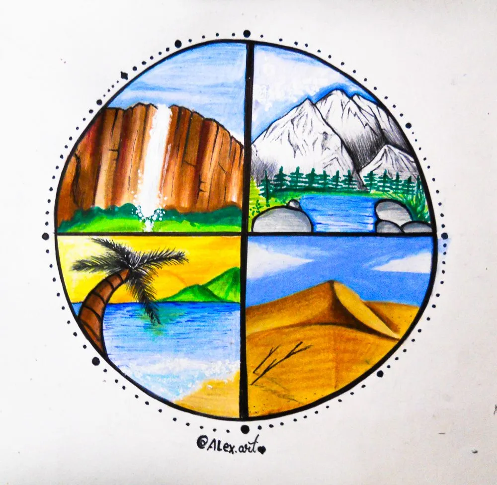 Dibujando la diversidad de paisaje en VENEZUELA (+PROCESO) — Steemit Dibujando la diversidad de paisaje en VENEZUELA (+PROCESO) — Steemit