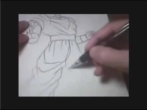 dibujando a goku fase 3 - YouTube