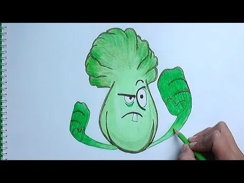 Dibujando a Lirio poderoso (Plants vs. Zombies 2) - Drawing a ...