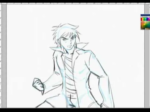 Dibujando Manga - Pose de cuerpo entero - YouTube