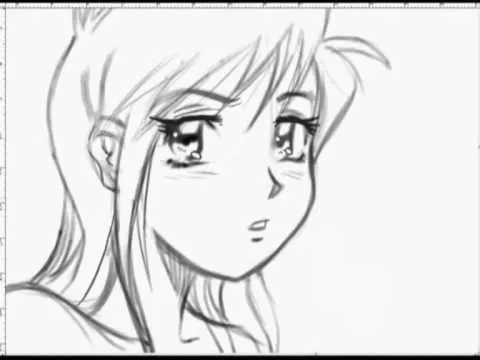Dibujando Manga - Rostro femenino - YouTube Dibujando Manga - Rostro femenino - YouTube