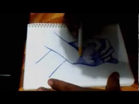 Dibujando manos entrelazadas!! (Handshold drawing) - YouTube Dibujando manos entrelazadas!! (Handshold drawing) - YouTube