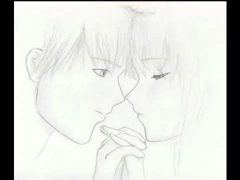 Dibujando una pareja (Dibujo Anime) - YouTube