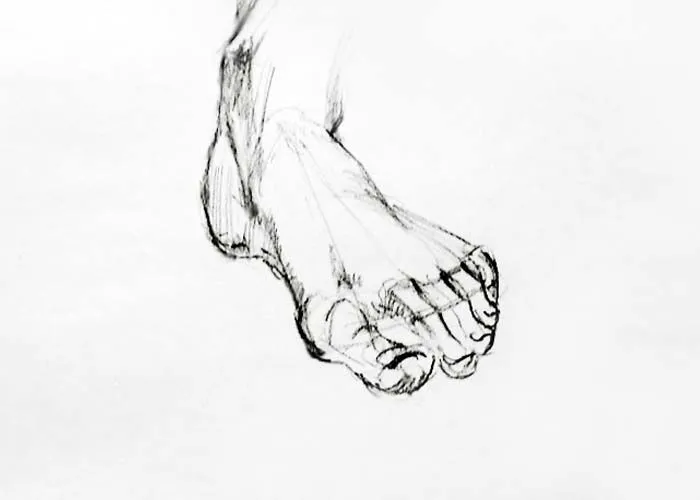 Dibujando el Pie - Cómo Dibujar un Pie