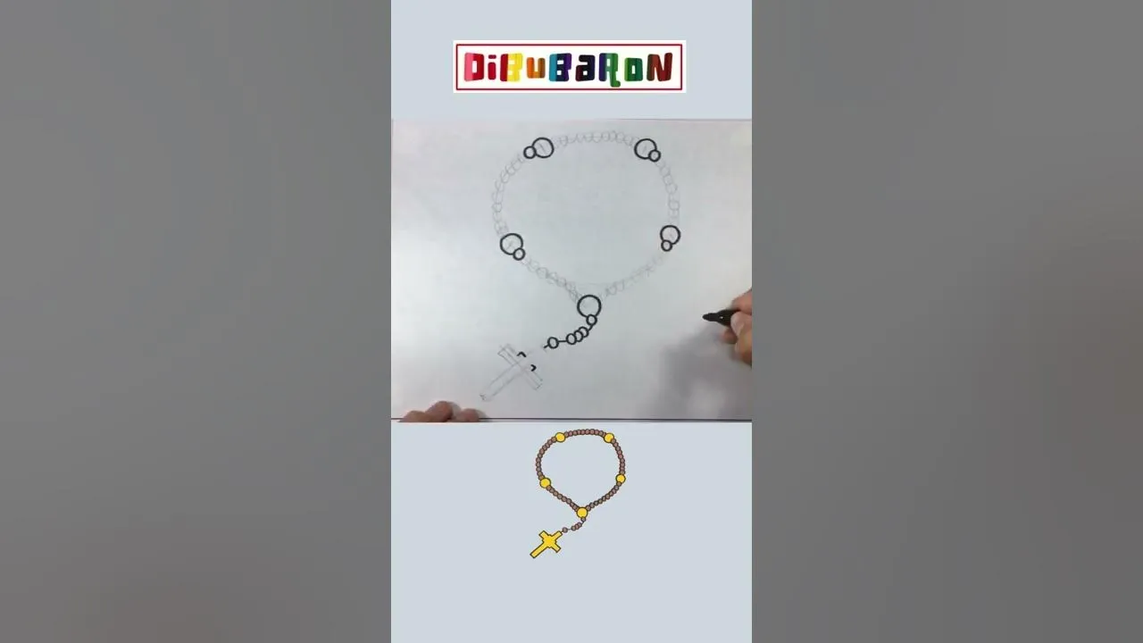 Dibujando un rosario | Dibujos faciles| Dibujos faciles - YouTube Dibujando un rosario | Dibujos faciles| Dibujos faciles - YouTube