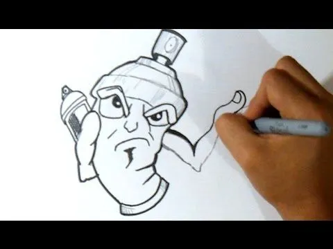 cómo dibujar un aerosol Graffiti | Wizard art - by Wörld - YouTube cómo dibujar un aerosol Graffiti | Wizard art - by Wörld - YouTube