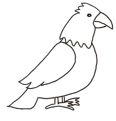 Cómo dibujar un Águila para niños - Imagui