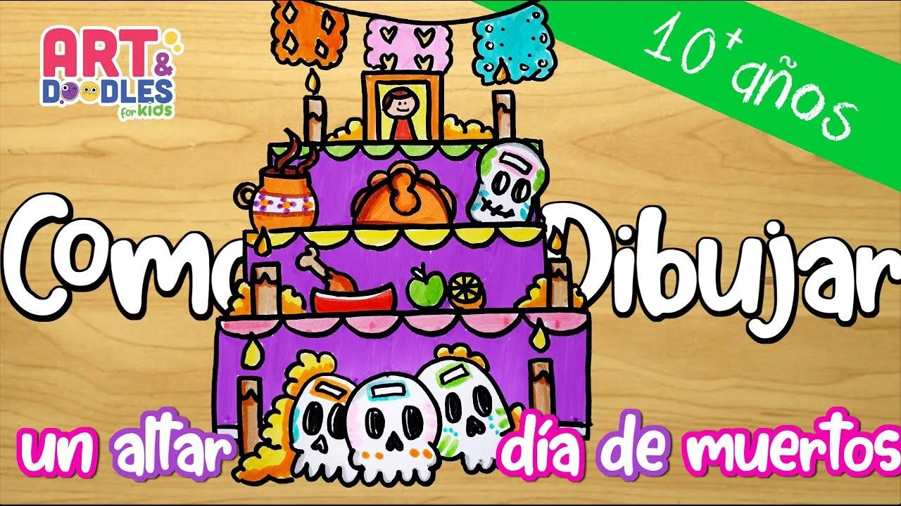 Como dibujar un ALTAR de muertos - como hacer un altar de muertos - day of the dead - YouTube Como dibujar un ALTAR de muertos - como hacer un altar de muertos - day of the dead - YouTube
