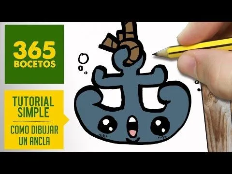 COMO DIBUJAR UN ANCLA KAWAII PASO A PASO - Dibujos kawaii faciles ... COMO DIBUJAR UN ANCLA KAWAII PASO A PASO - Dibujos kawaii faciles ...
