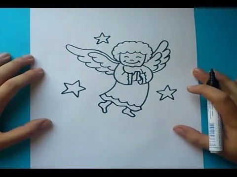 Como dibujar un angel paso a paso | How to draw an angel - YouTube Como dibujar un angel paso a paso | How to draw an angel - YouTube
