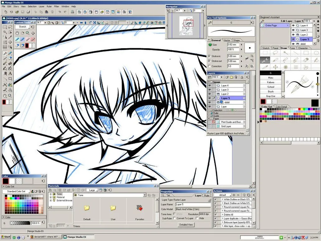 Como dibujar Anime en la PC (Computadora) Programa Manga Como dibujar Anime en la PC (Computadora) Programa Manga