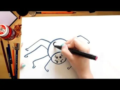 Como dibujar una Araña - dibujos para niños - YouTube