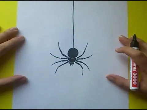 Como dibujar una araña paso a paso 3 | How to draw a spider 3 ... Como dibujar una araña paso a paso 3 | How to draw a spider 3 ...