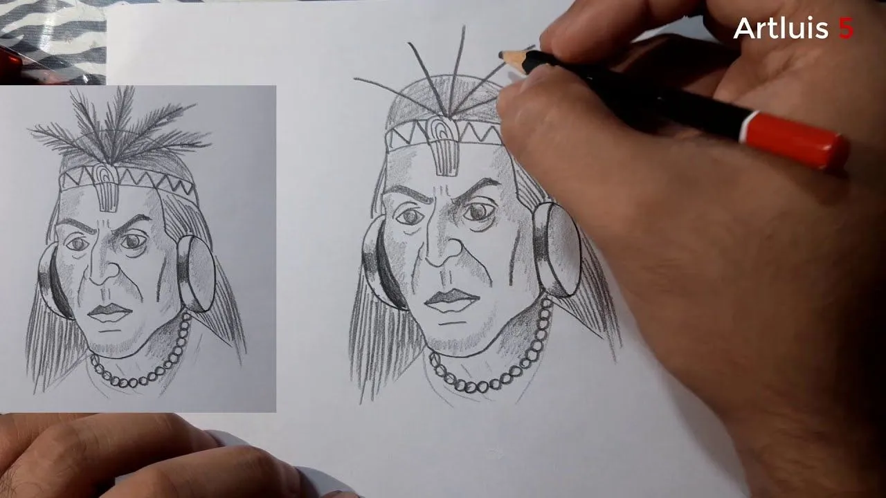 Cómo dibujar a Atahualpa? | Full HD - YouTube Cómo dibujar a Atahualpa? | Full HD - YouTube