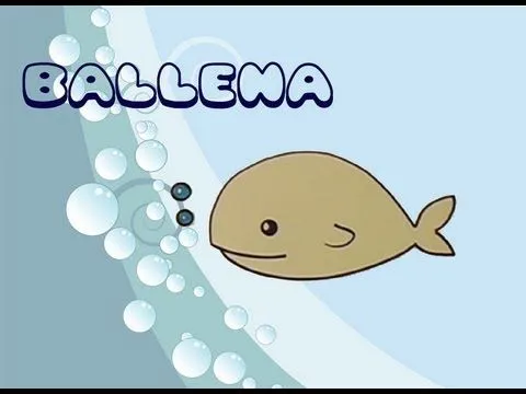 Cómo dibujar una ballena. Aprende a dibujar los animales. - YouTube