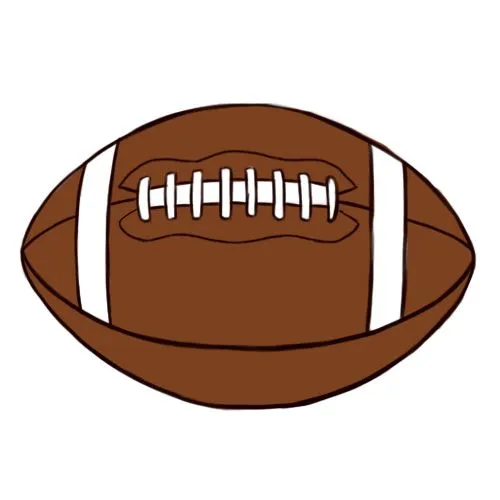 Cómo dibujar un balón de fútbol americano: 7 pasos Cómo dibujar un balón de fútbol americano: 7 pasos