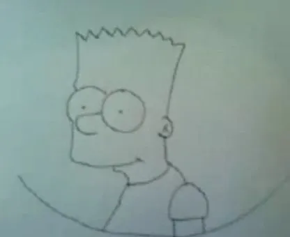 COSAS VARIAS: como dibujar a bart simpson