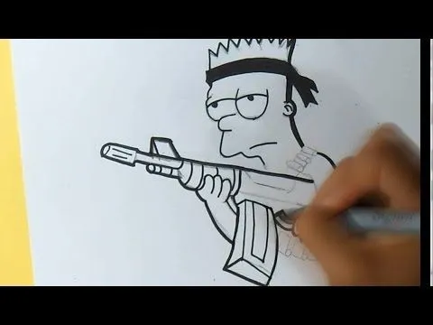 Graffitis de bart Simpson rapero - Imagui