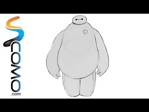 Dibujar a Baymax de 6 héroes sin armadura - YouTube