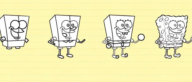 Como dibujar a Bob Esponja - Imagui