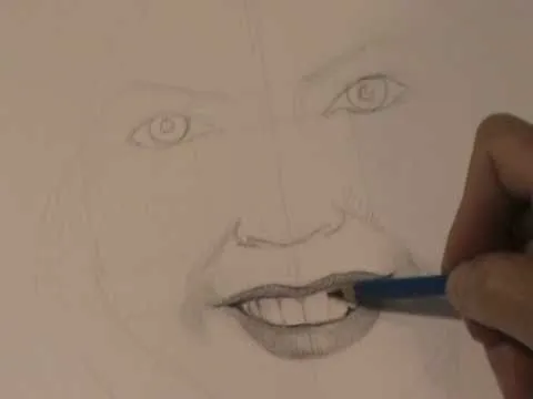 Cómo dibujar una boca de mujer sonriendo.MPG - YouTube Cómo dibujar una boca de mujer sonriendo.MPG - YouTube
